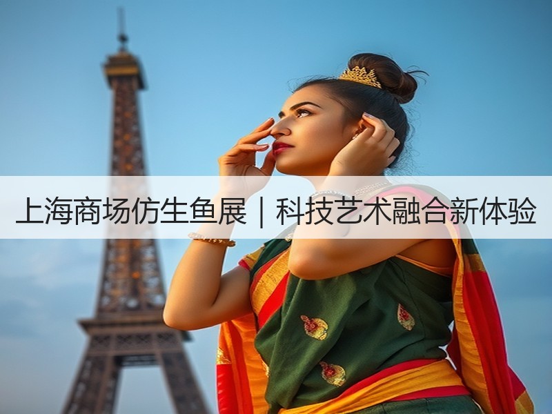 上海商场仿生鱼展｜科技艺术融合新体验