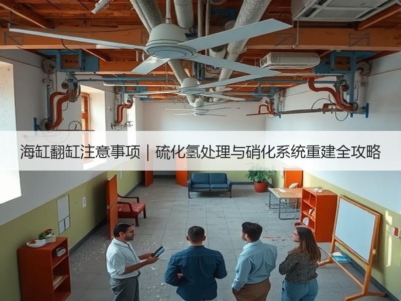 海缸翻缸注意事项｜硫化氢处理与硝化系统重