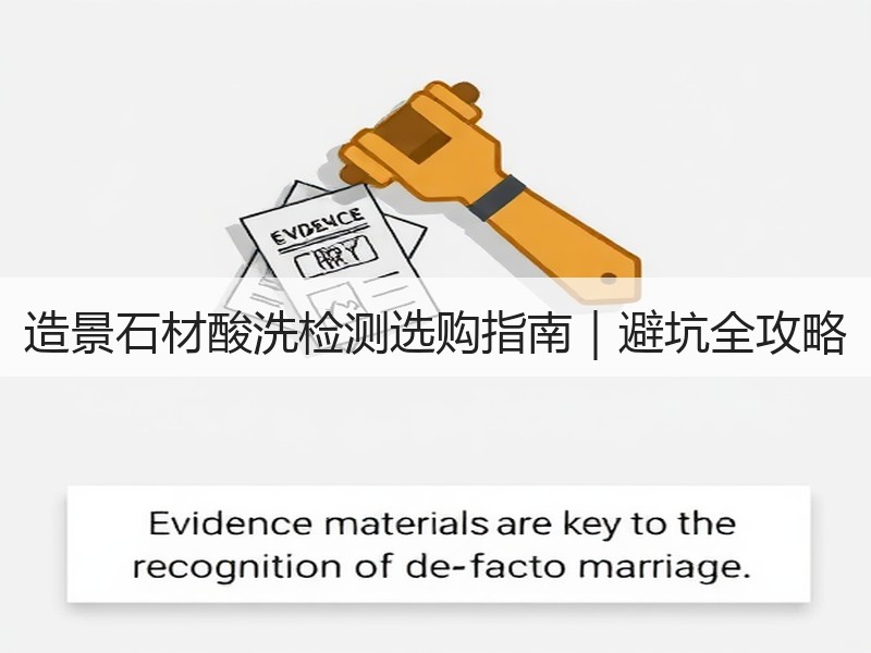 造景石材酸洗检测选购指南｜避坑全攻略