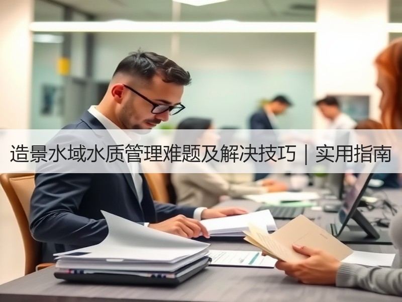 造景水域水质管理难题及解决技巧｜实用指南