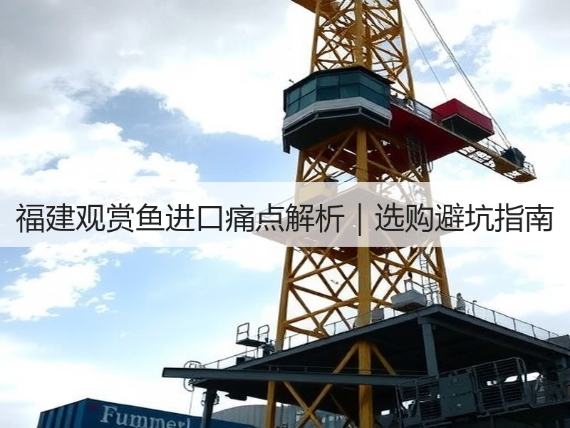 福建观赏鱼进口痛点解析｜选购避坑指南