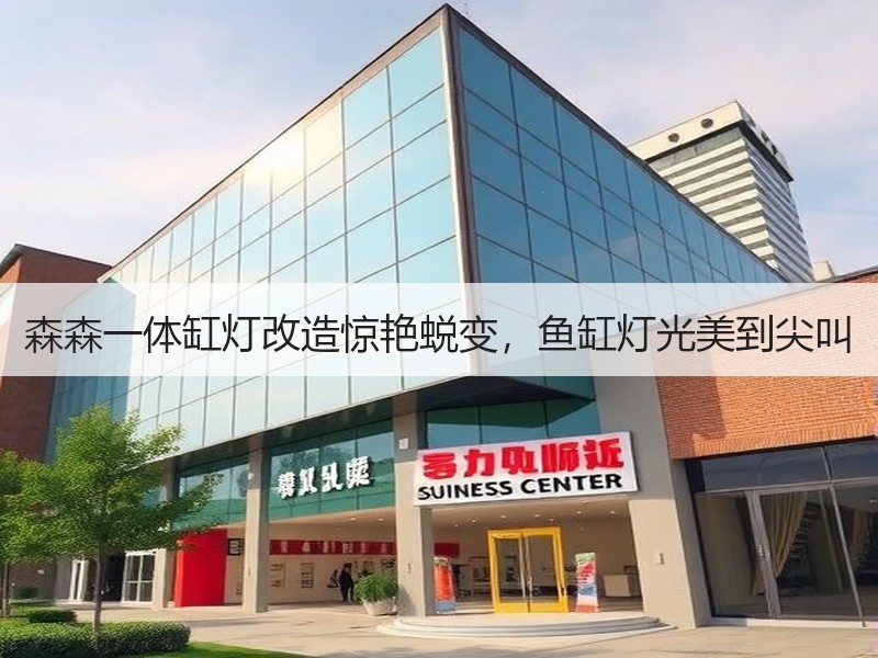 森森一体缸灯改造惊艳蜕变，鱼缸灯光美到尖